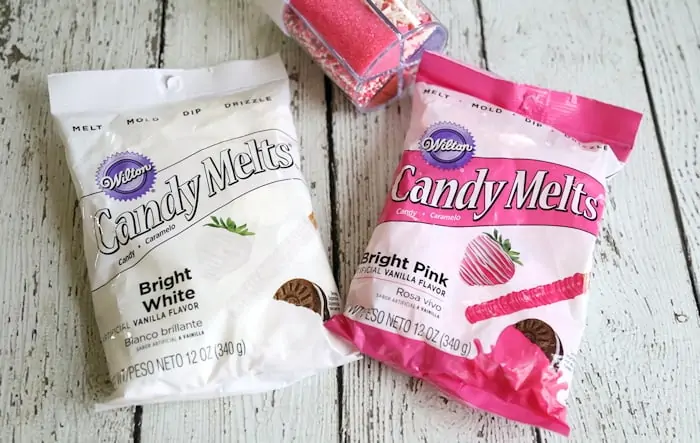 Candy Melts, Vanilla - Bright Pink