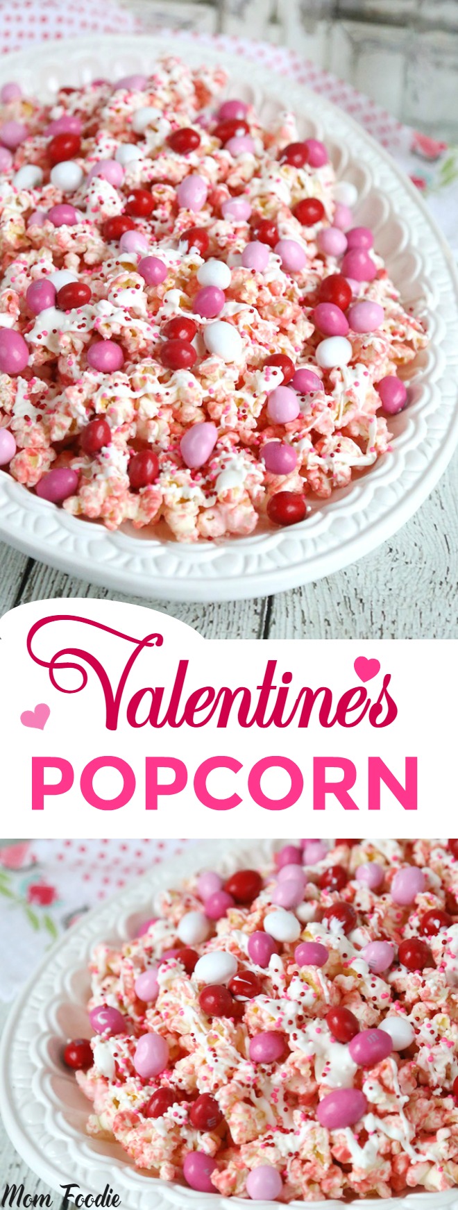 Valentines Day Popcorn Recipe: Pink Chocolate Covered Popcorn