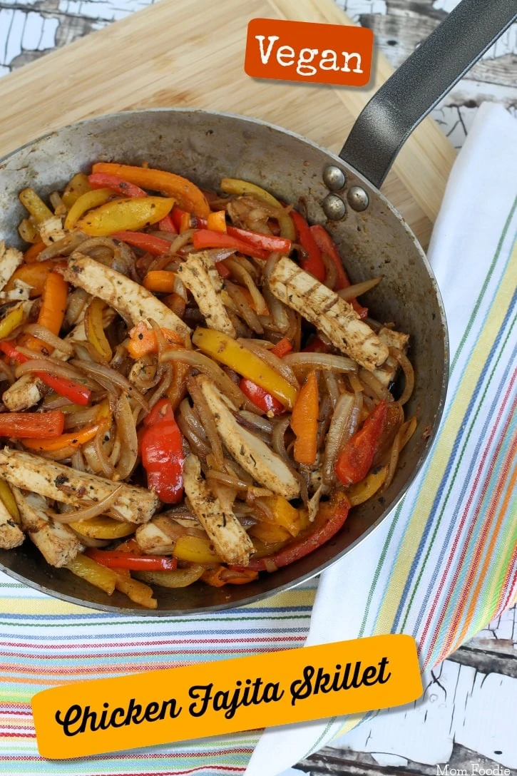 Vegan Chicken Fajita Skillet