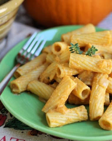 Vegan Creamy Pumpkin Pasta Recipe