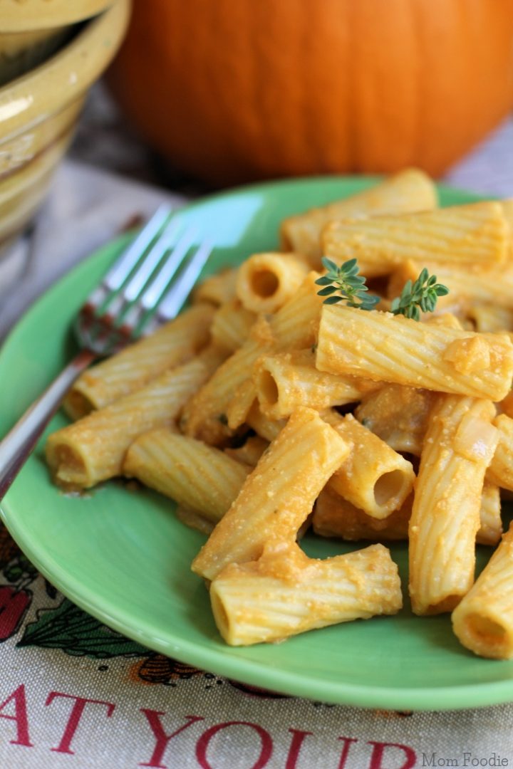 Vegan Pumpkin Pasta Recipe - Mom Foodie