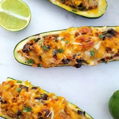 Vegetarian Southwest Zucchini Boats Recipe