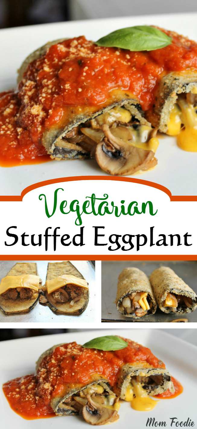 Vegetarian Stuffed Eggplant Recipe : Easy Meatless Meal