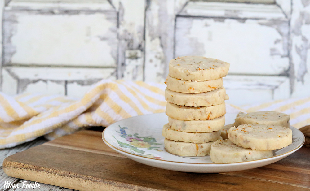 Meyer Lemon Shortbread Cookies - Tiny Urban Kitchen