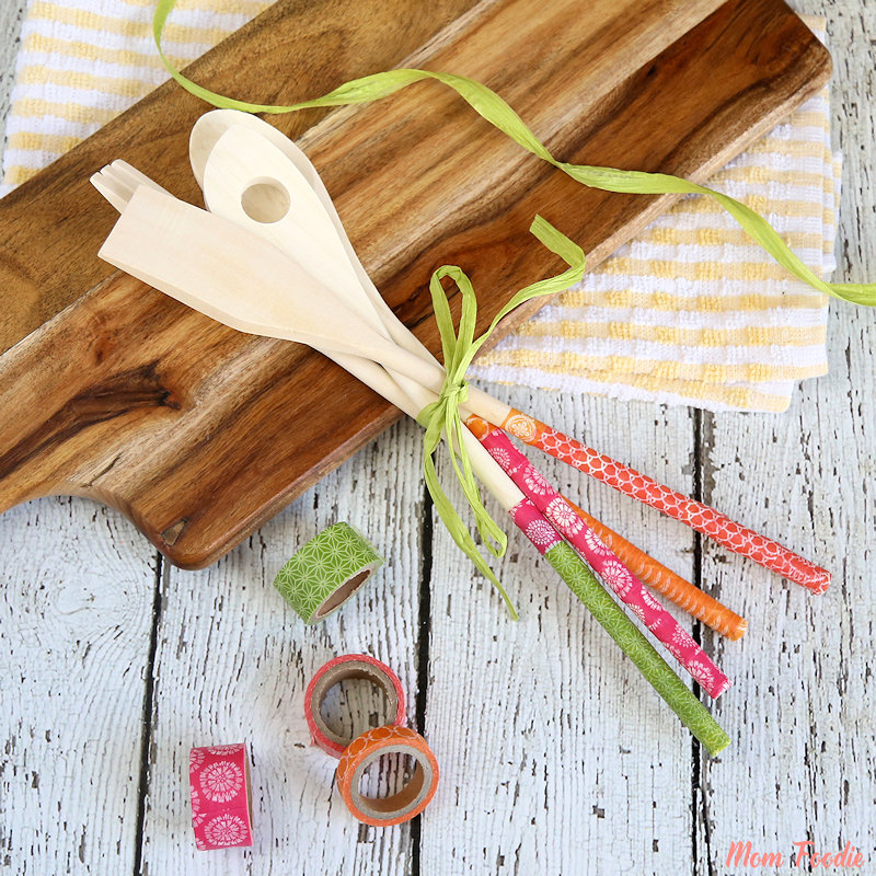 Washi Tape Craft - kitchen utensils