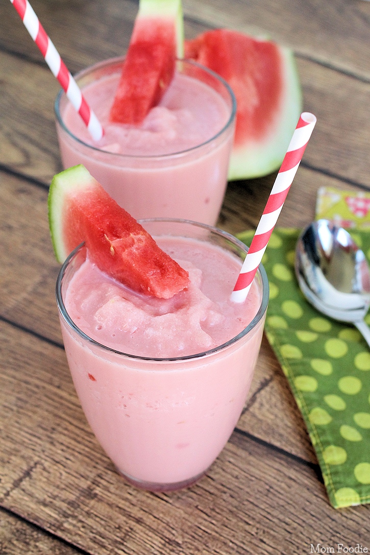 Watermelon Milkshakes | Vegan Milkshake Recipe - Mom Foodie