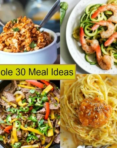 Whole 30 meal ideas