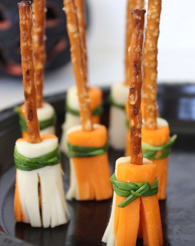 Witch Brooms Cheese Snacks