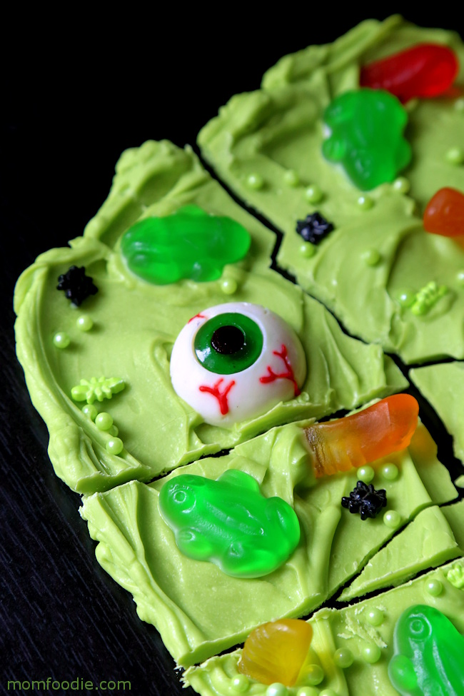 Witch's Brew Candy Bark for Halloween