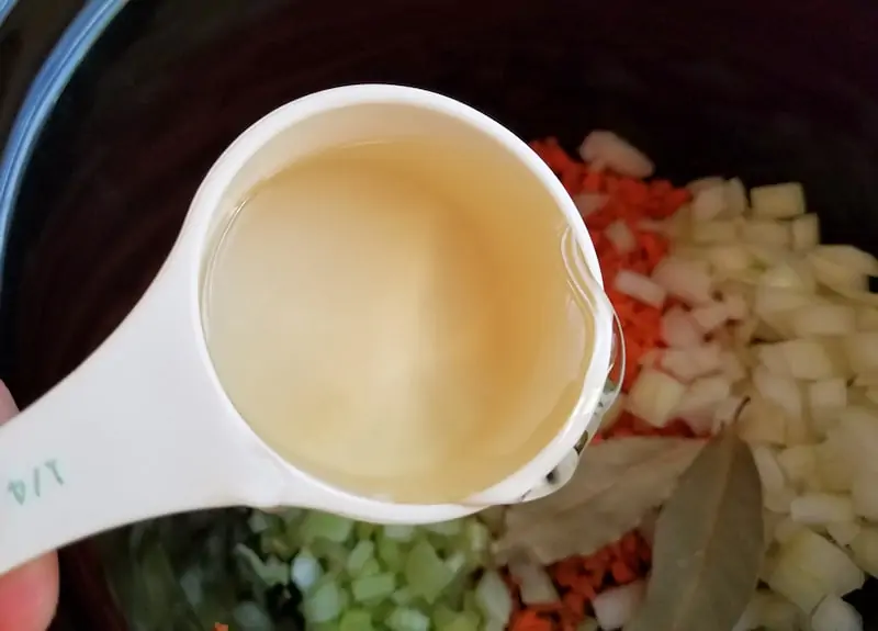 adding wine to mirepoix for bolognese