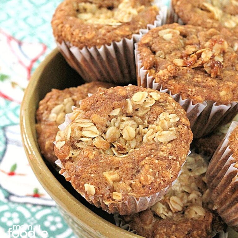 Apple Oatmeal Muffins Recipe Delicious Grab n Go Breakfast