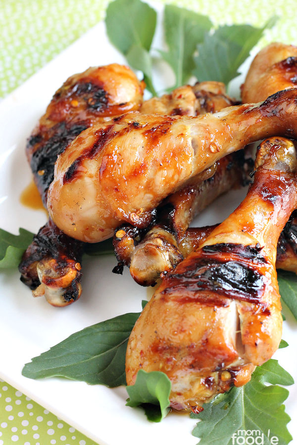 Asian Chicken Drumsticks Grilled