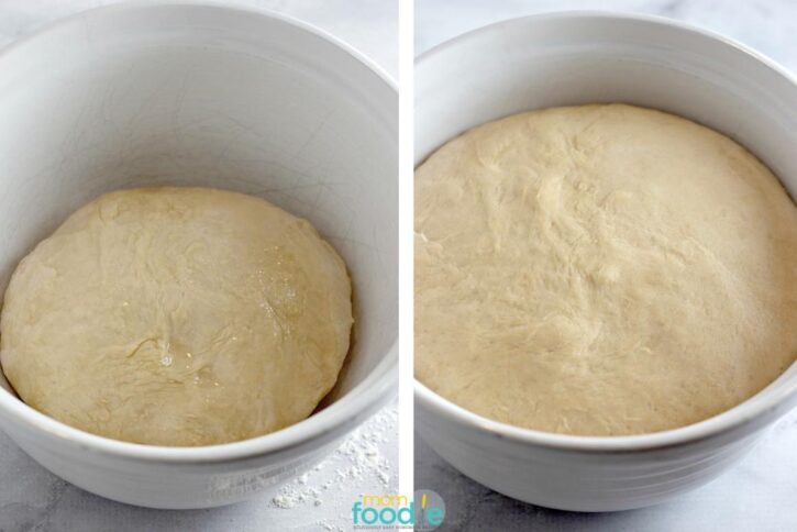 bagel dough rising