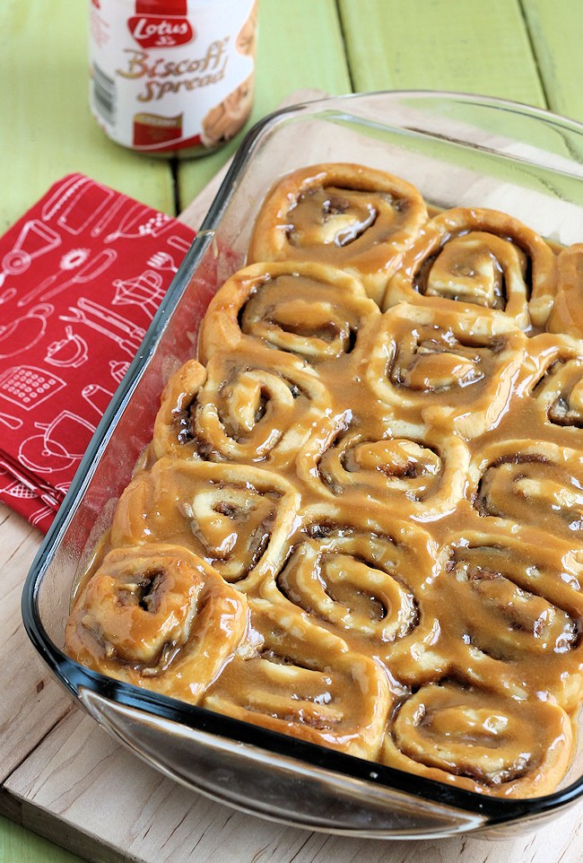 biscoff banana sweet rolls