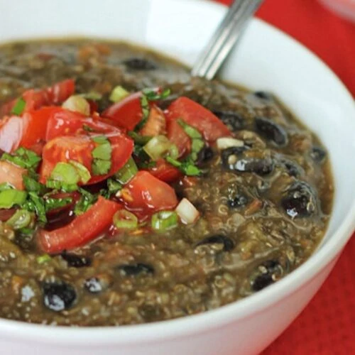 black bean quinoa soup recipe