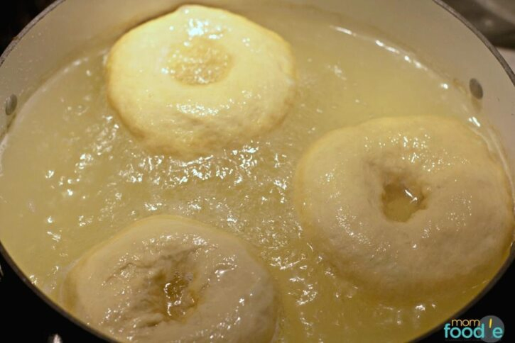 boiling bagels