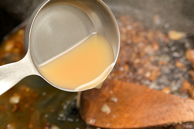 bone broth for sauce