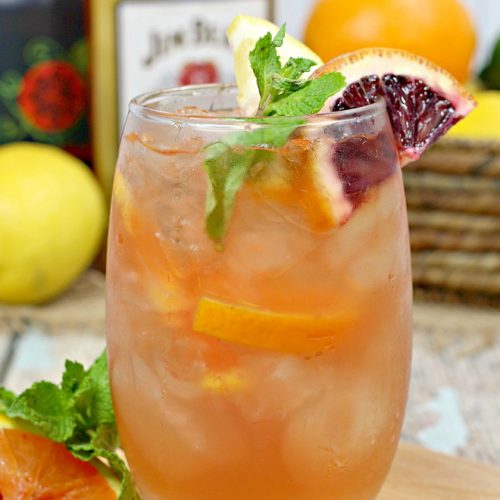 Citrus Bourbon Iced Tea - Mom Foodie