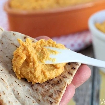 carrot chick pea spread