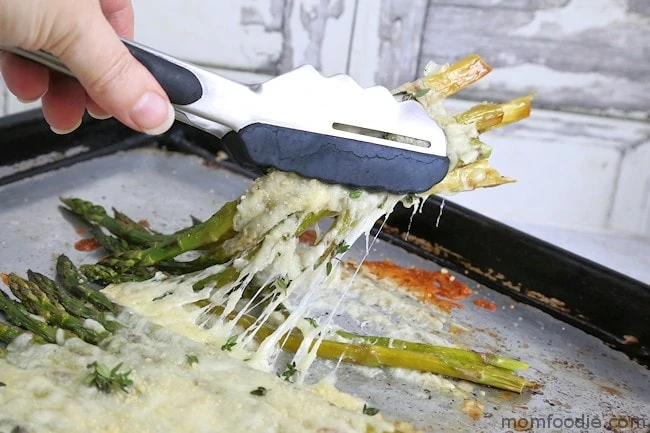 cheesy asparagus