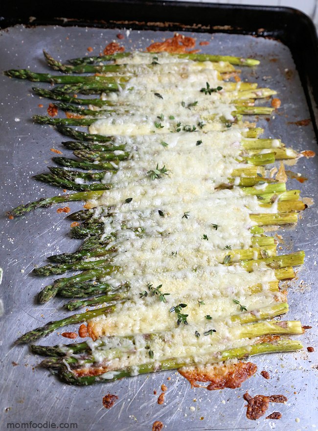 cheesy baked asparagus oven