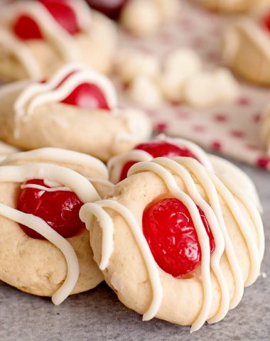 cherry almond cookies