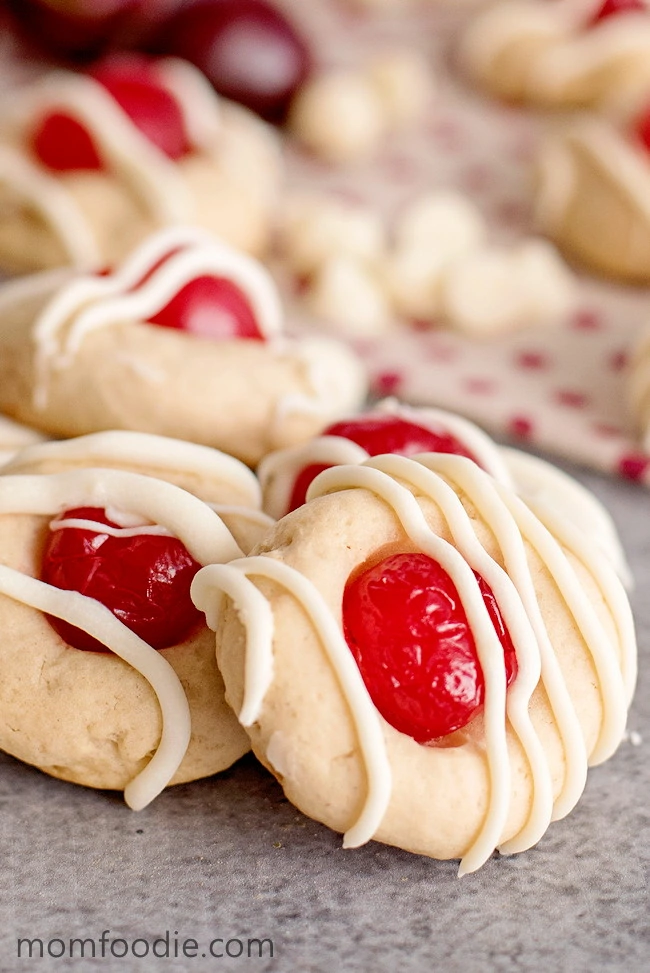 cherry almond cookies