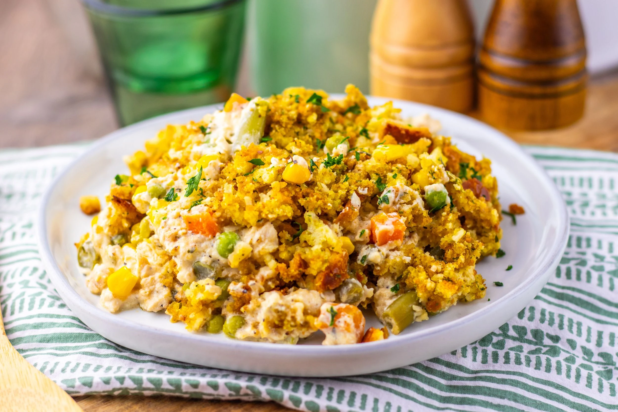 Chicken and Stuffing Casserole
