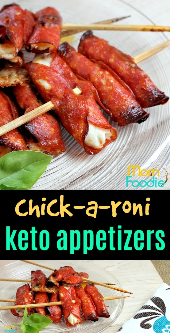 chicken pepperoni keto appetizers