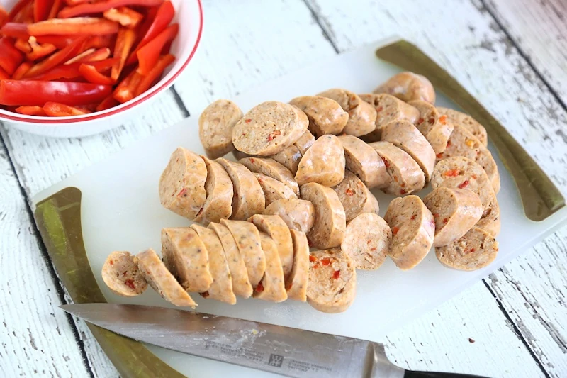 chicken sausage for risotto