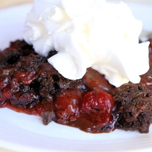 chocolate cherry dump cake recipe