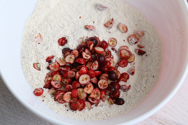 chopped fresh cranberries