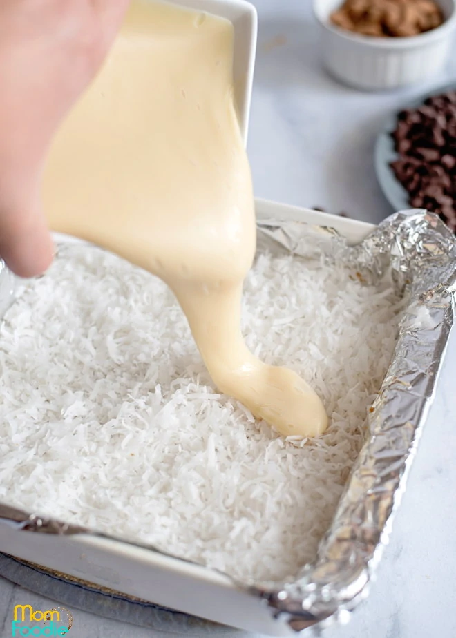 condensed milk for coconut bars