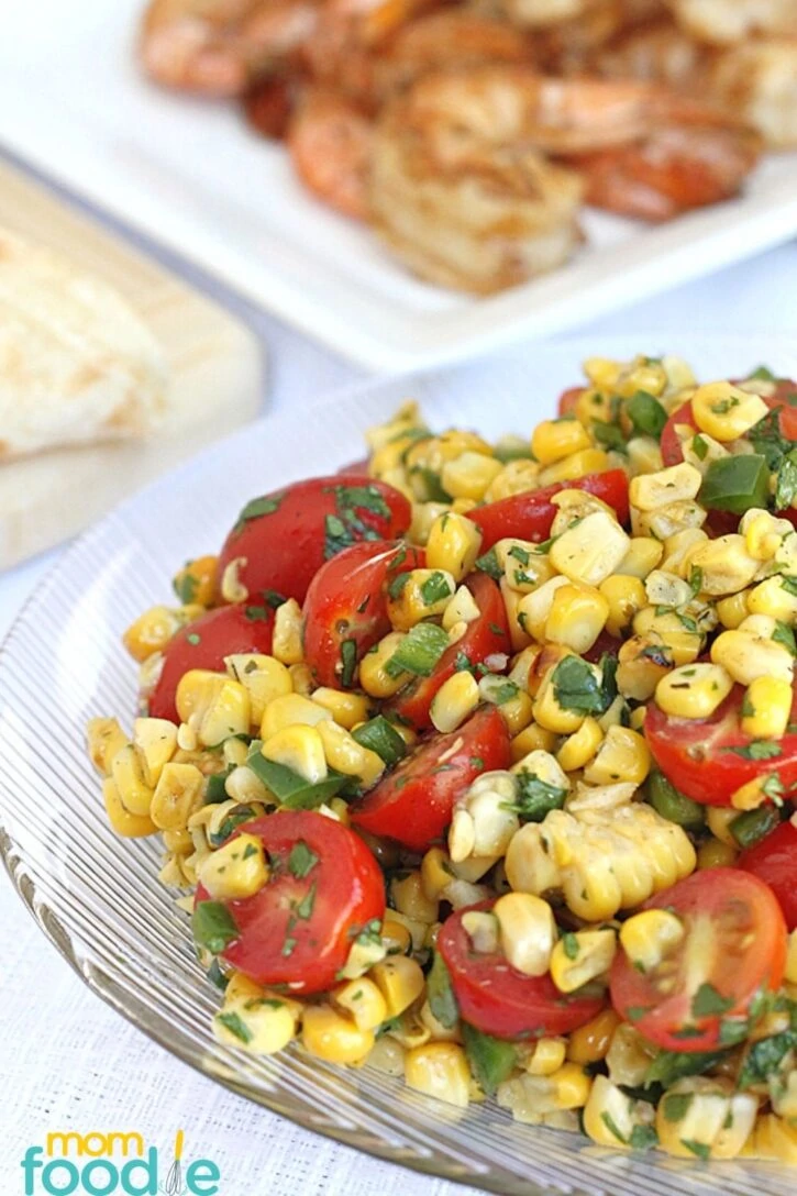 corn and tomato sald