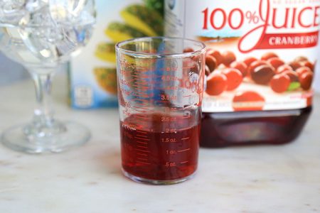 cranberry juice 2 ounces
