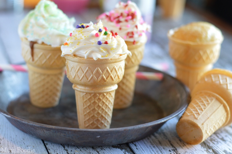 cupcake cones - easy party dessert