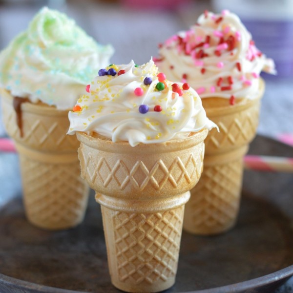 Ice Cream Cone Cupcakes | Easy Party Desserts