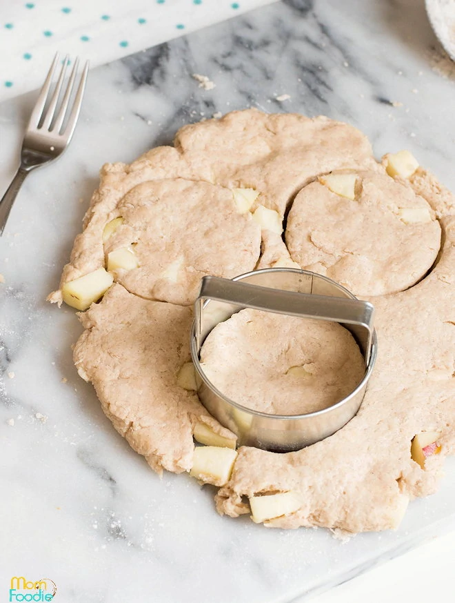 cutting scones