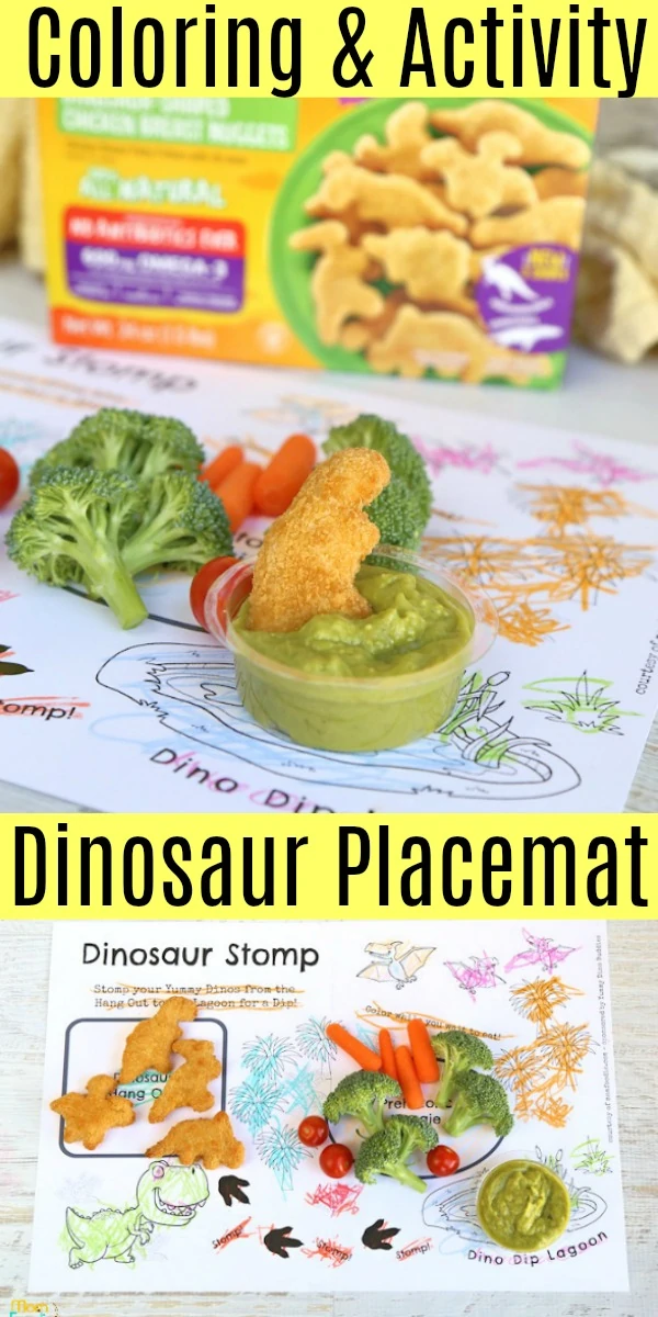 dinosaur placemat