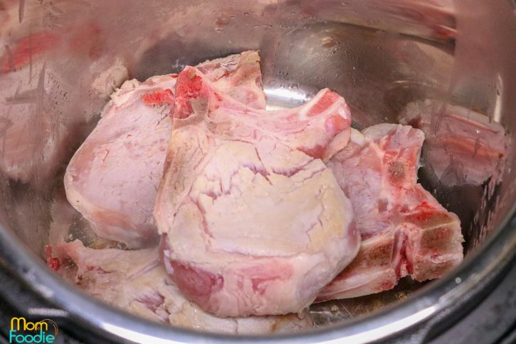 brown the bone in pork chops