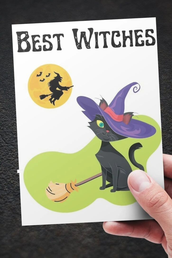 free printable halloween card