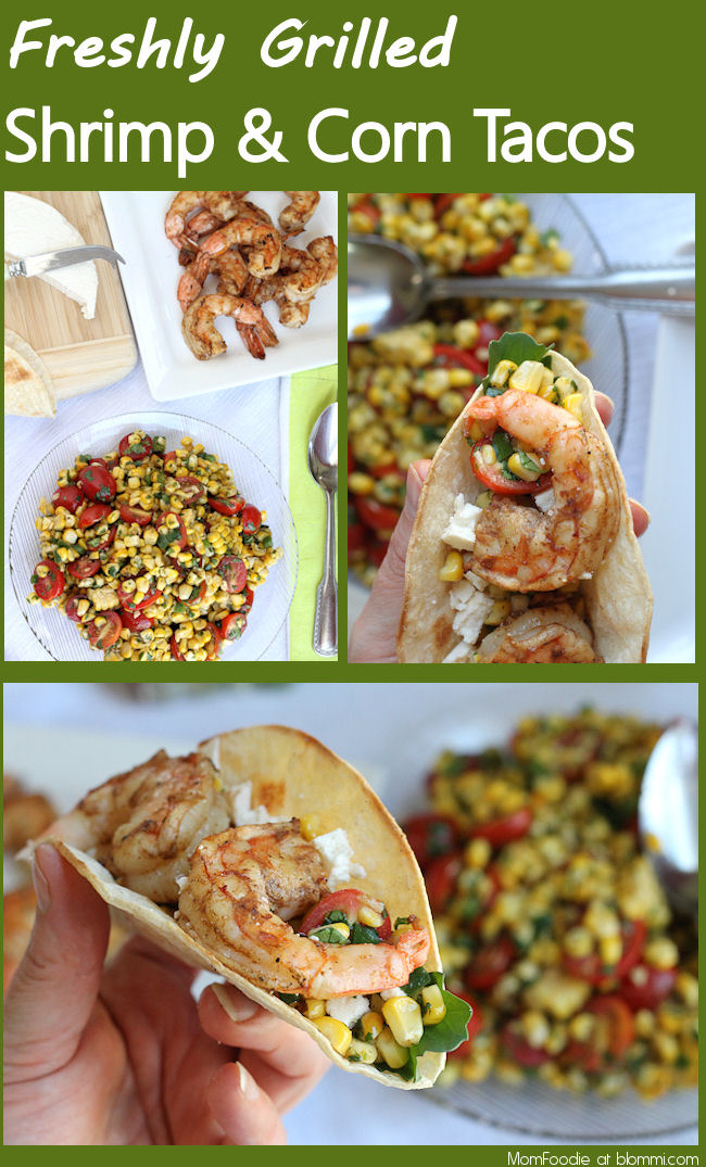 Grilled Shrimp Tacos with Corn - Mom Foodie