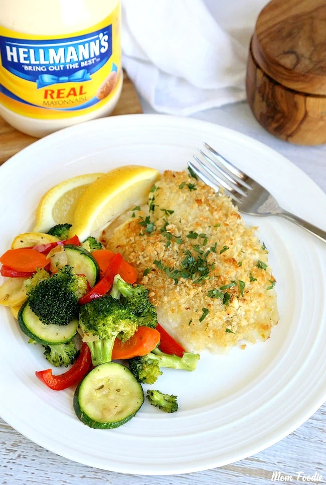 garlic crusted tilapia