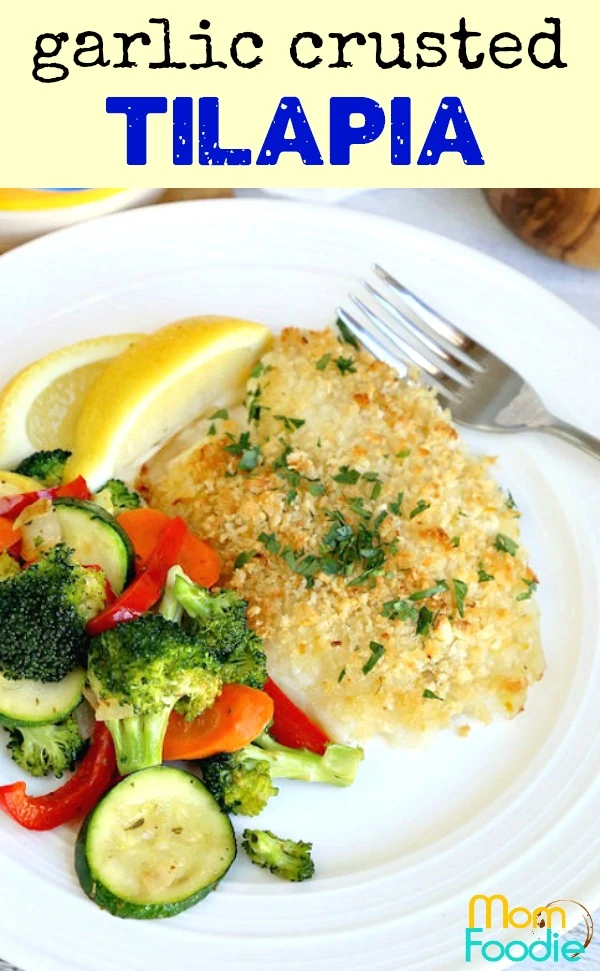 garlic crusted tilapia