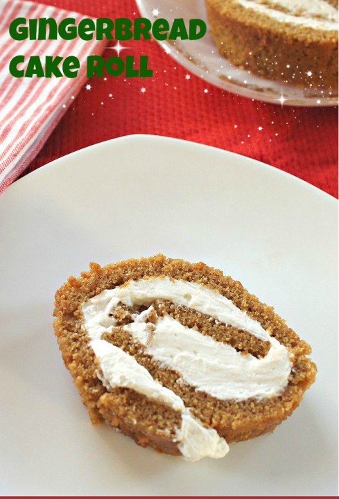 Gingerbread Cake Roll Recipe