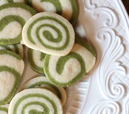 Matcha Green Tea Cookies Recipe - Spiral Cookies