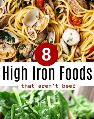 high iron foods that aren't beef