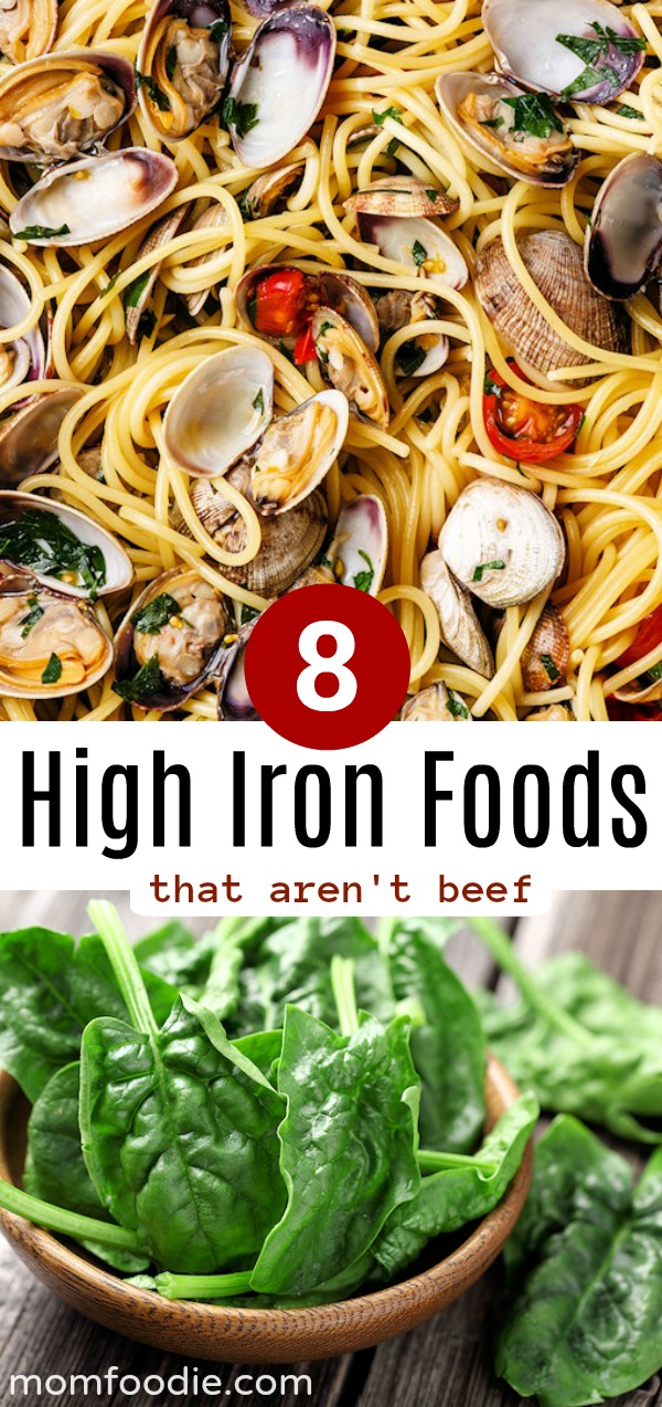 high iron foods that aren't beef