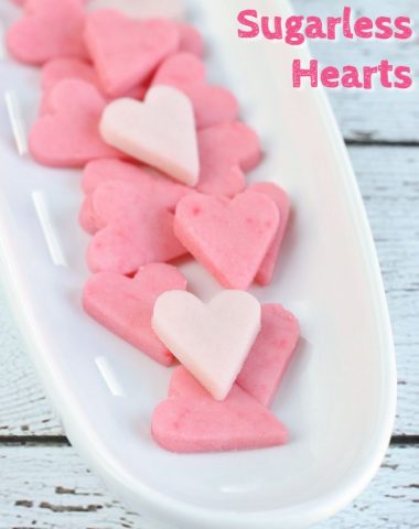Homemade Sugarless Hearts