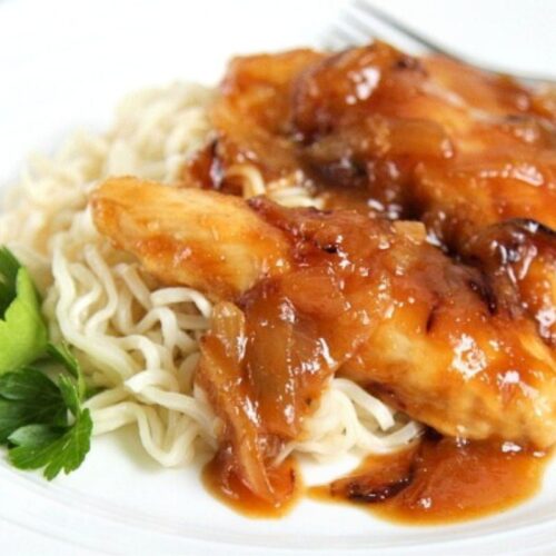 honey orange glazed chicken